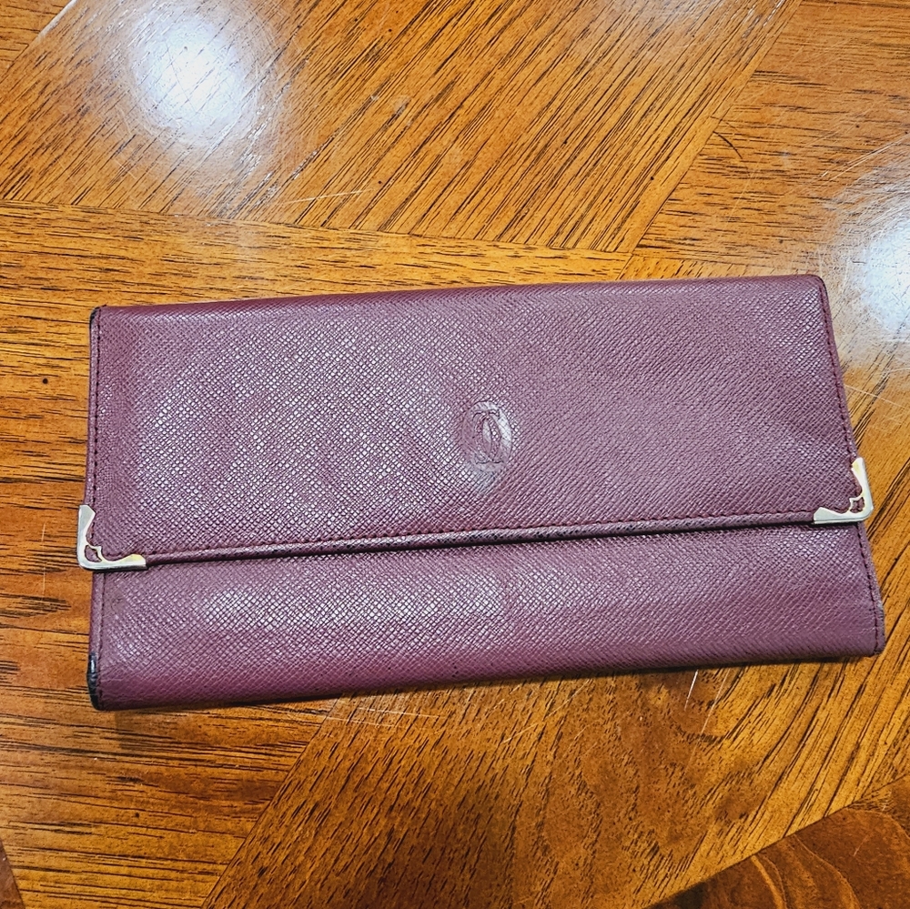Cartier Long wallet burgundy